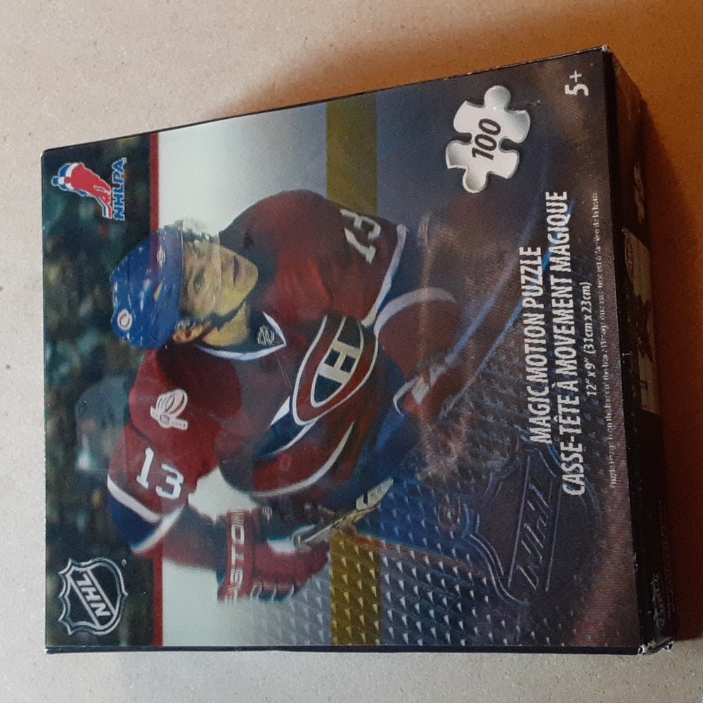 Montreal Canadiens NHL Magic Motion Puzzle SEALED Michael Cammalleri 2010 HABS